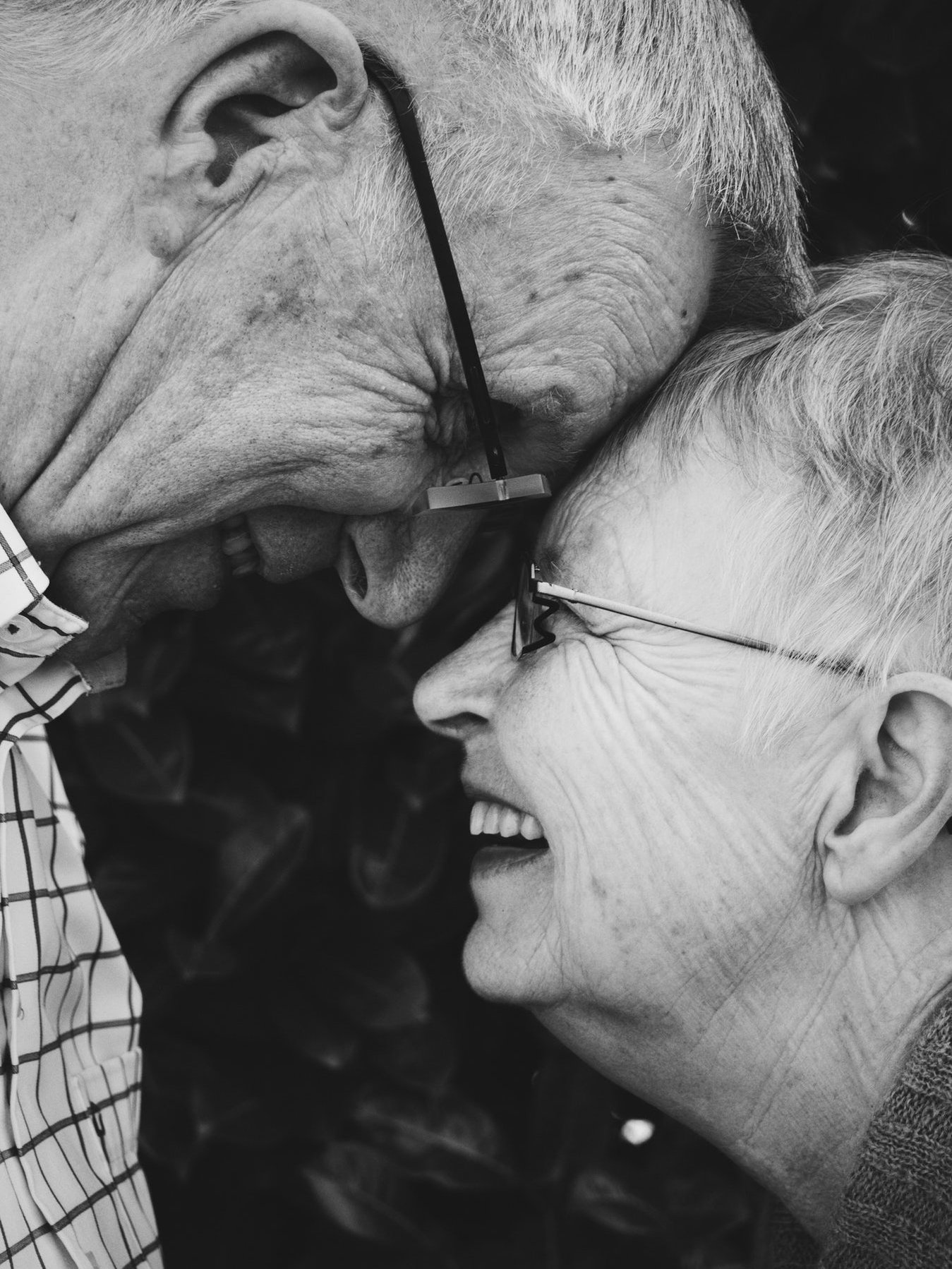 Loving Elderly Couple